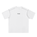 The Founders Circle Graphic Oversized Contrast-Stitched T-Shirt