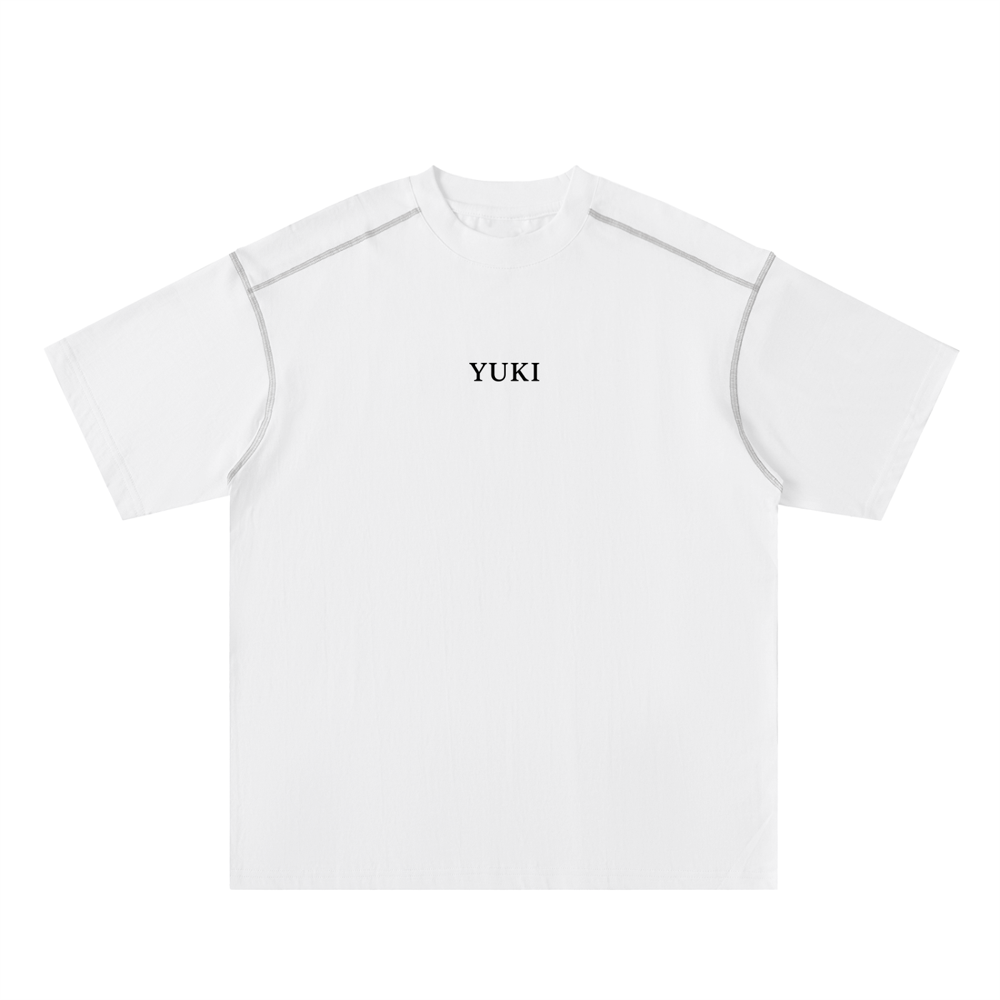 The Founders Circle Graphic Oversized Contrast-Stitched T-Shirt