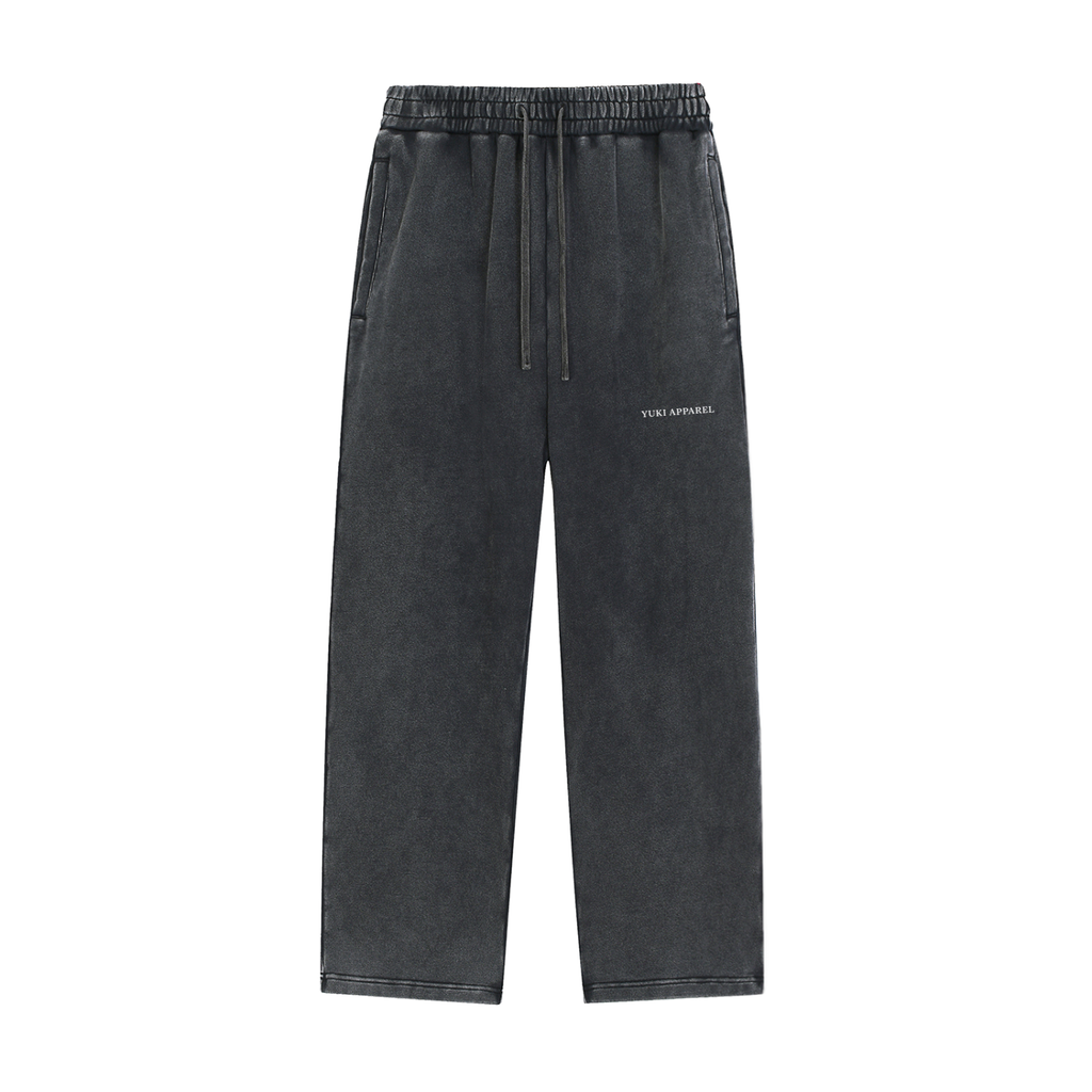 The Founders Circle Charcoal Snow Washed Heavyweight Sweatpants