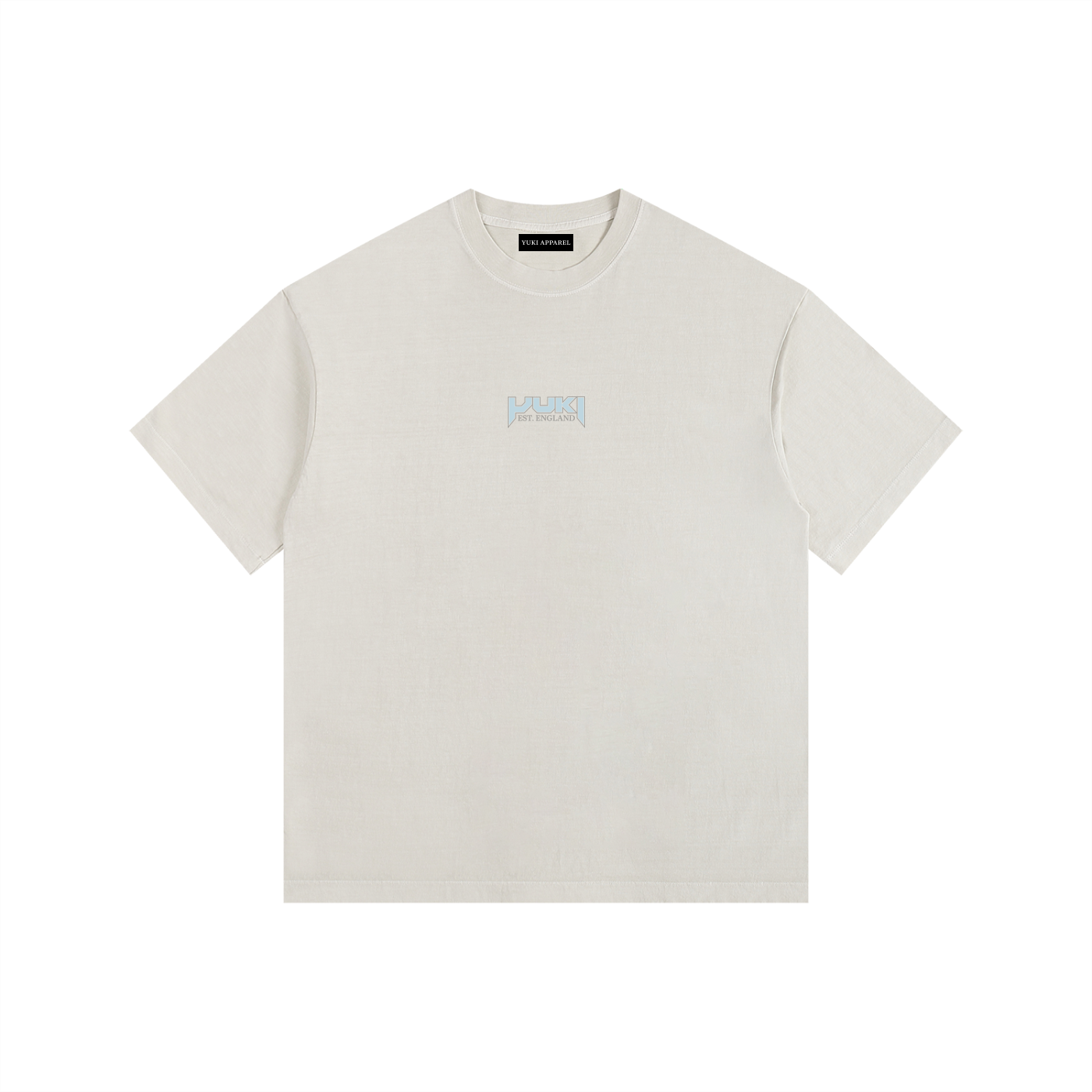 Shades of Summer Light Apricot Vintage Washed Oversized Cotton T-Shirt