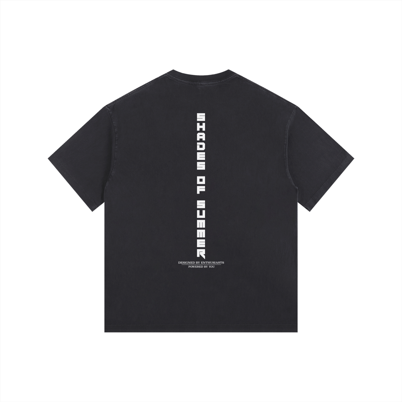 Shades of Summer Black Vintage Washed Oversized Cotton T-Shirt