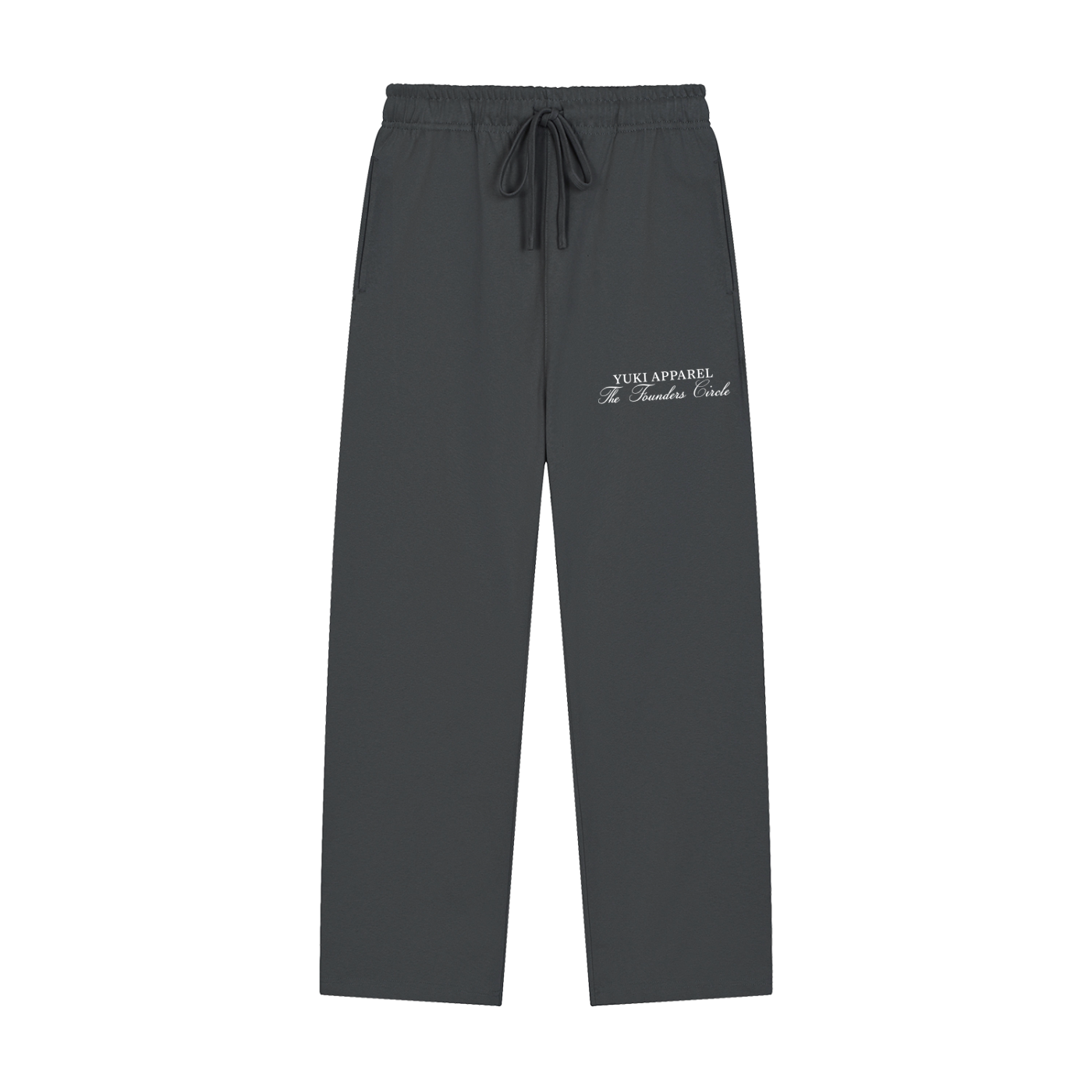 The Founders Circle Solid Colour Straight-Leg Sweatpants