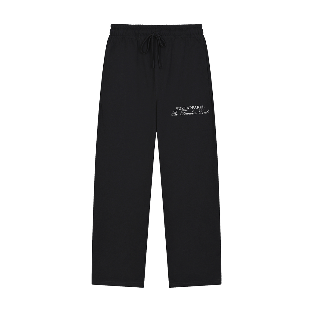 The Founders Circle Solid Colour Straight-Leg Sweatpants
