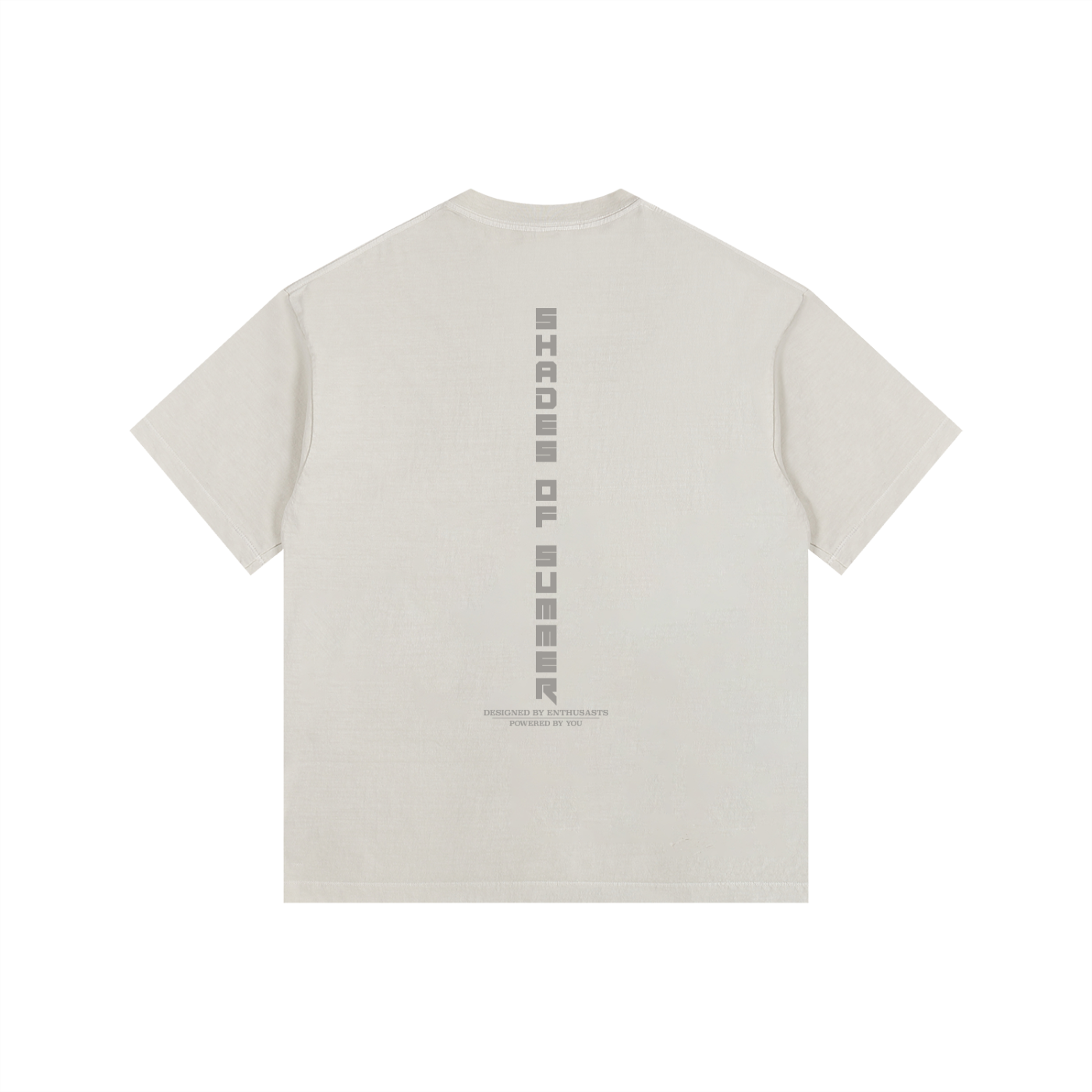 Shades of Summer Light Apricot Vintage Washed Oversized Cotton T-Shirt